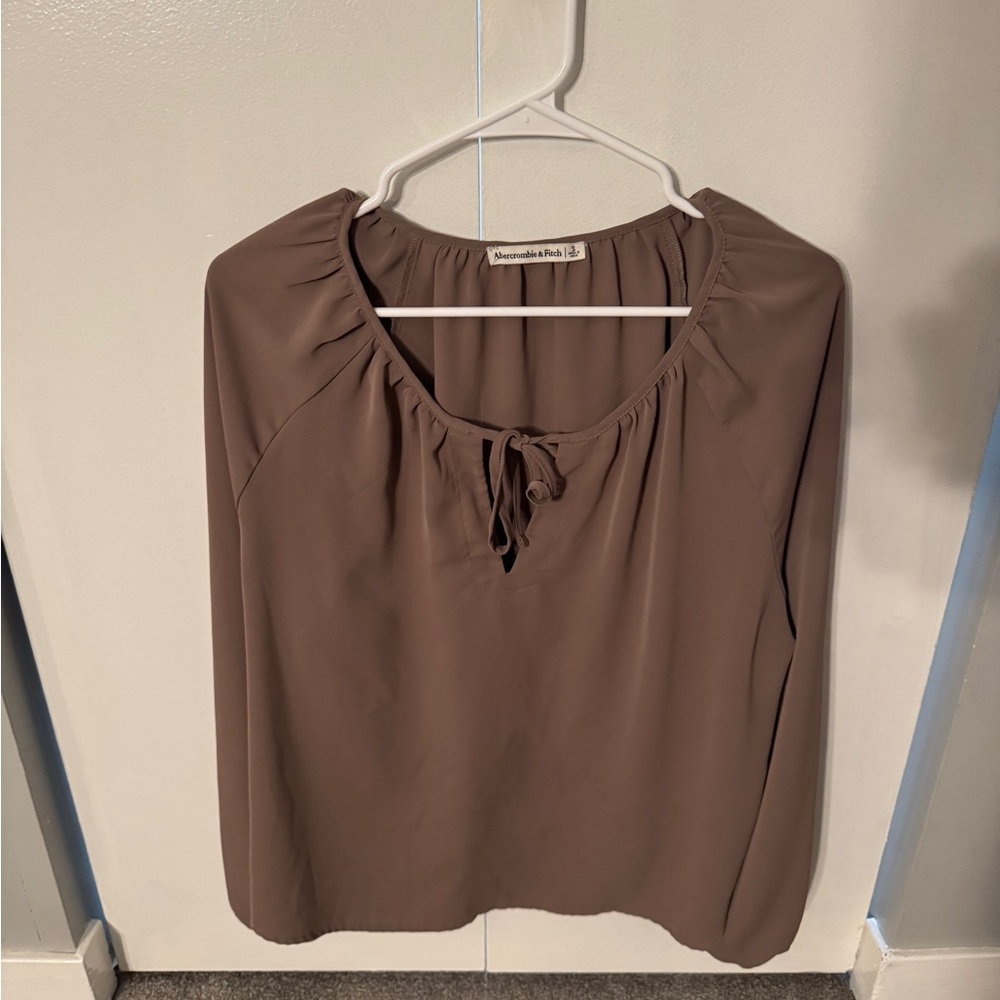 Light brown Abercrombie blouse